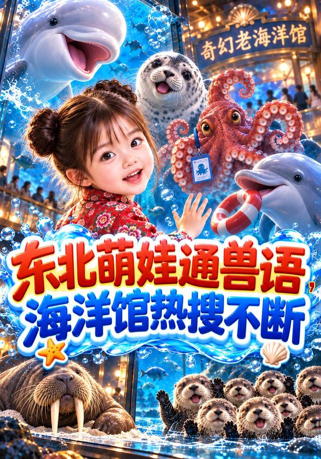 东北萌娃通兽语海洋馆热搜不断（蓝光）