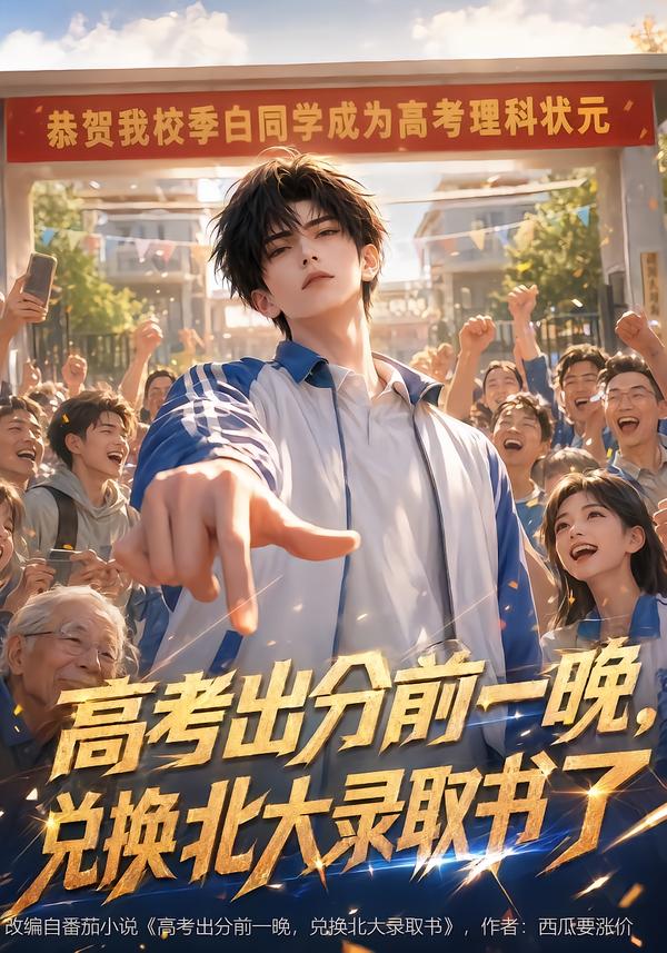 高考出分前一晚兑换北大录取书了（1080）