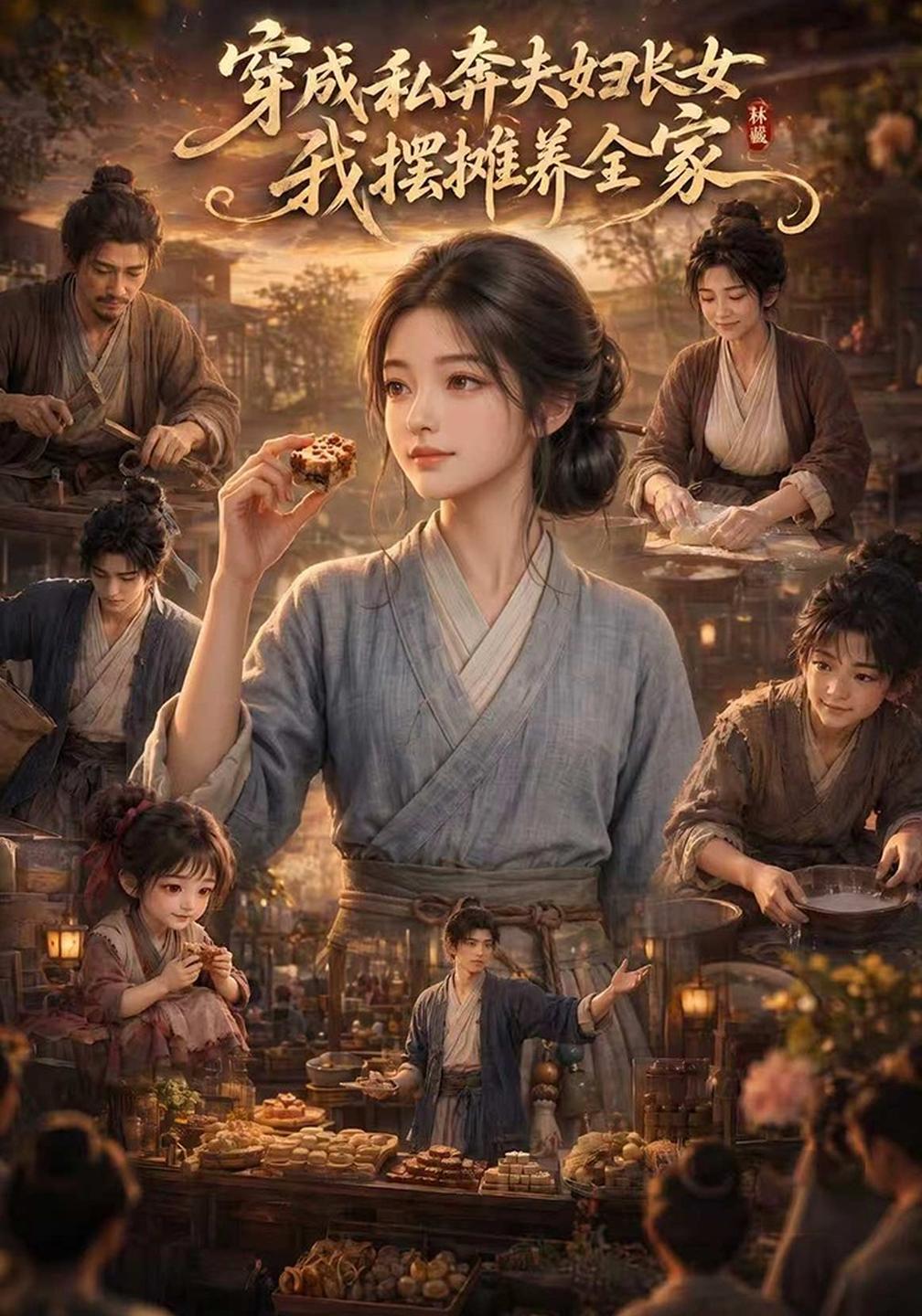 穿成私奔夫妇长女我摆摊养全家（1080）